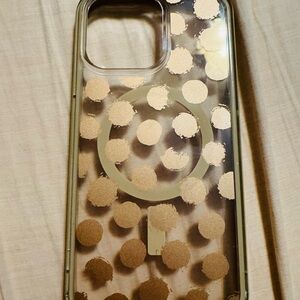 OtterBox Gold Dot Clear Phone Case